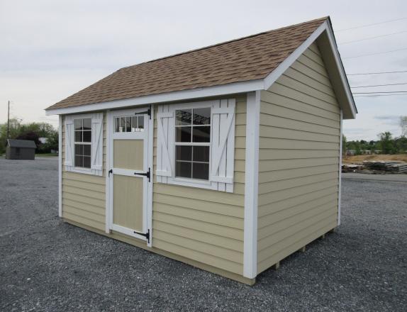 10'x14' Cape Cod with transom windows from Pine Creek Structures in Harrisburg, PA
