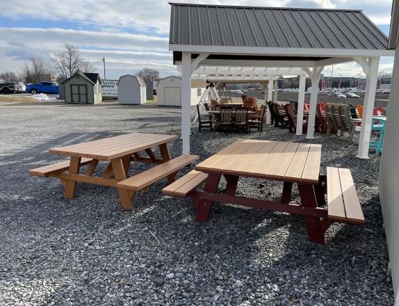 Poly Picnic Tables from Pine Creek Structures in Harrisburg, PA